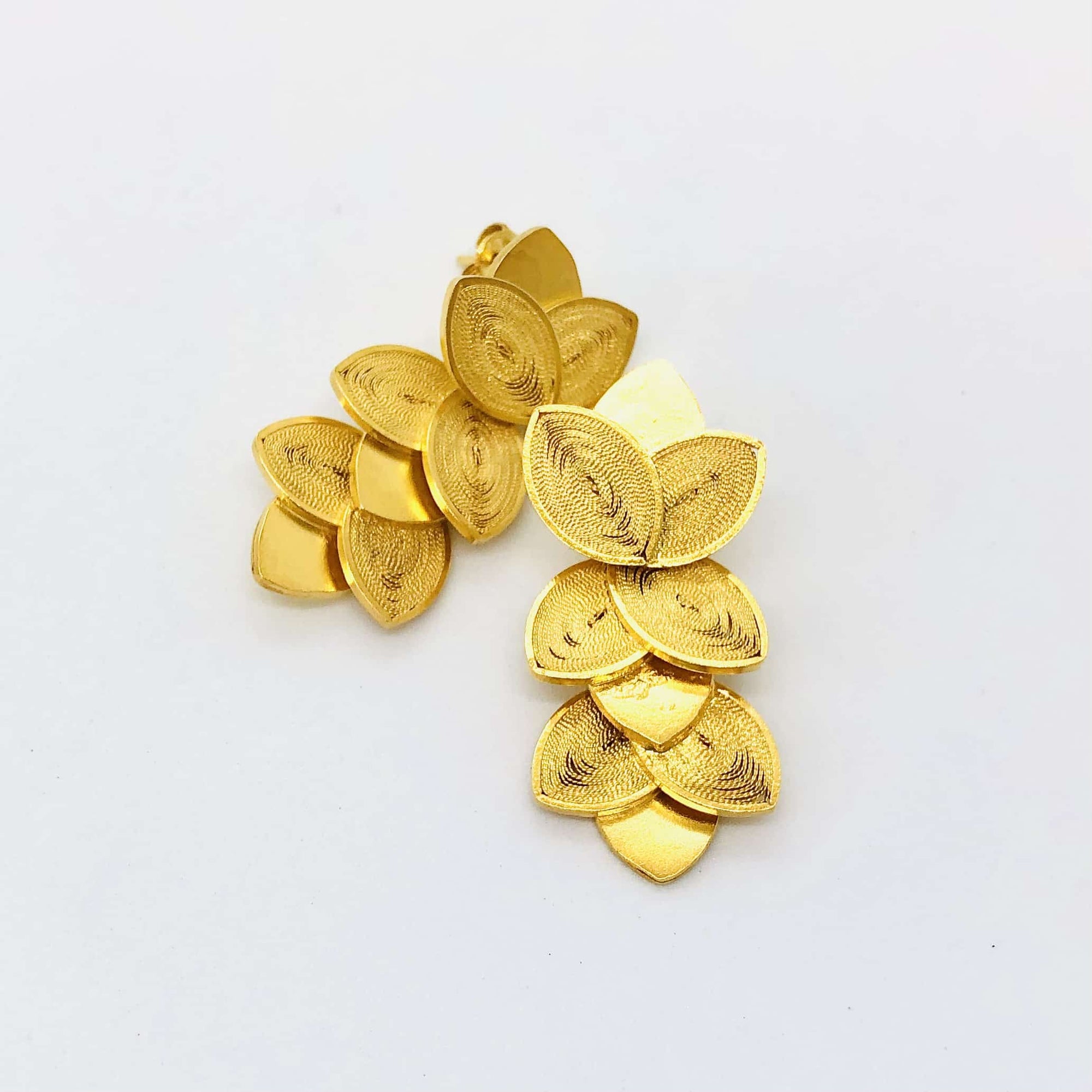 Beautifully Gifted Earrings GRANATE GOLD EARRINGS