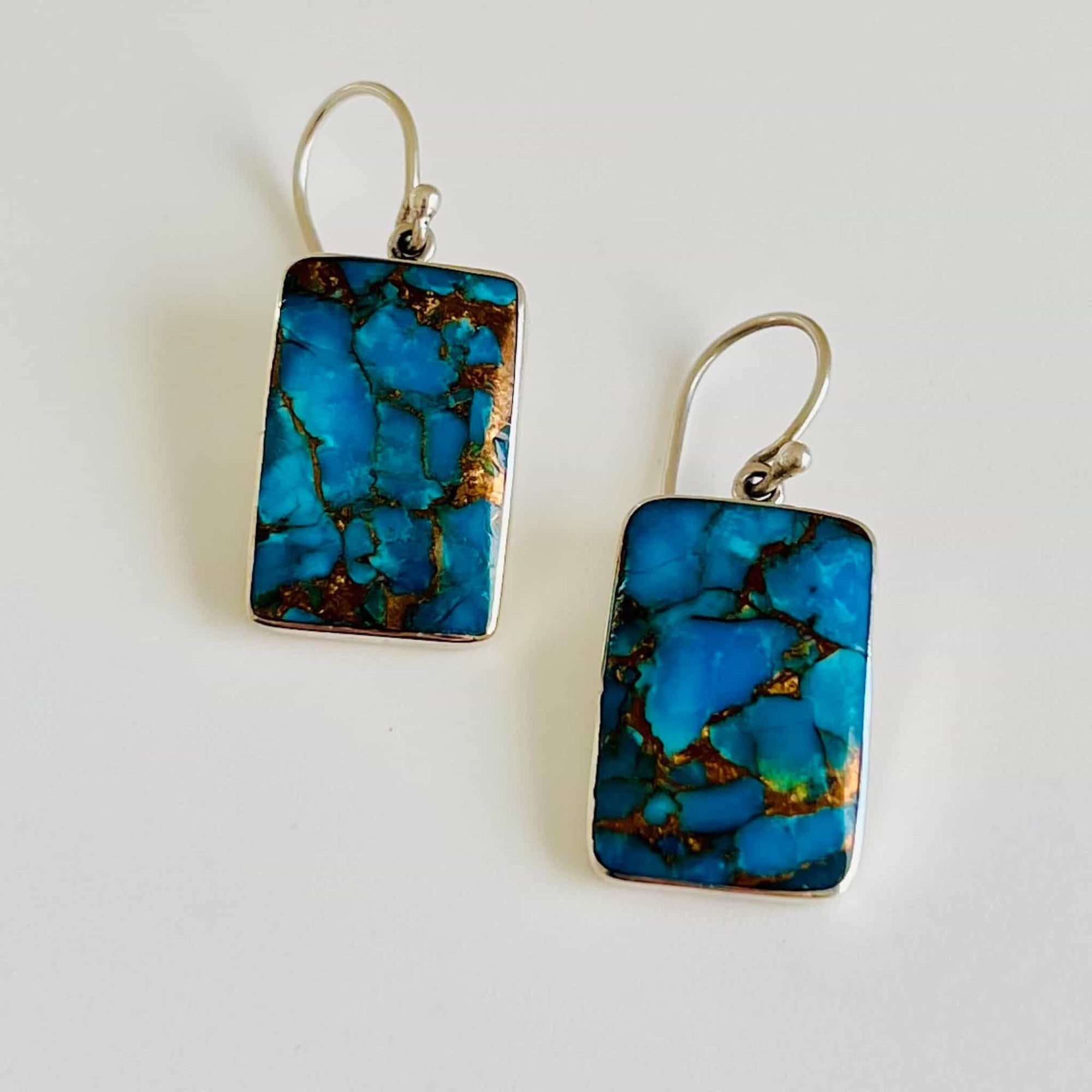 Beautifully Gifted Earrings TURQUOISE and BRONZE  EARRINGS