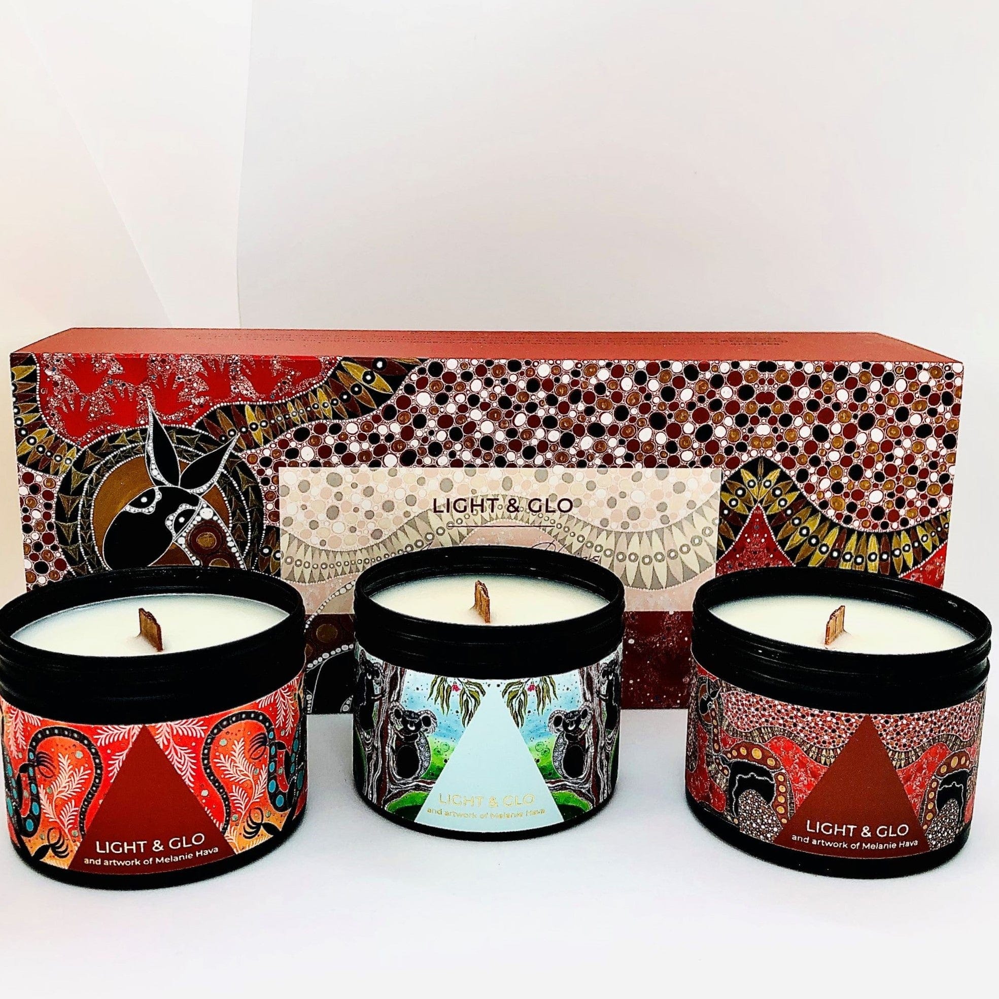 Beautifully Gifted Candles Tidal Pool Drifting SOUL COLLECTION TRIO SET
