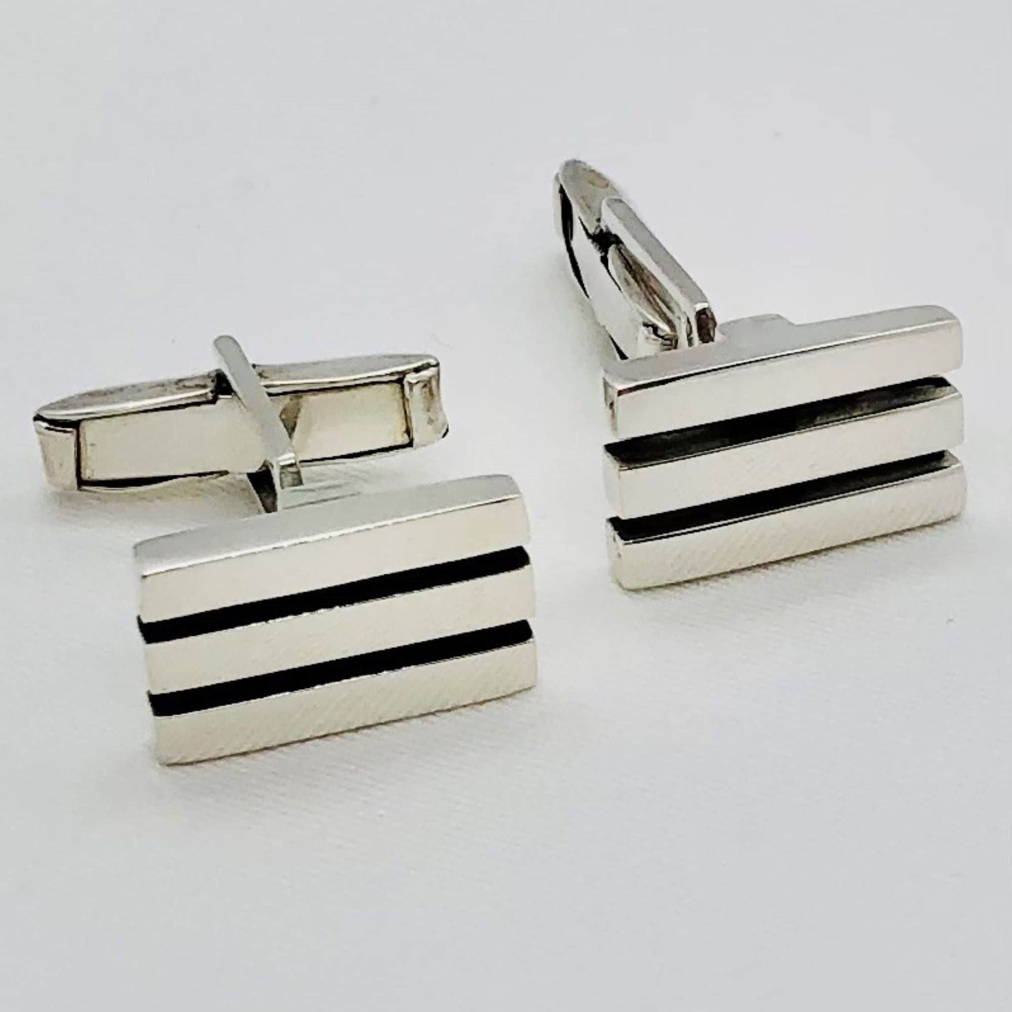Beautifully Gifted Jewellery CLASSIC silver cufflinks