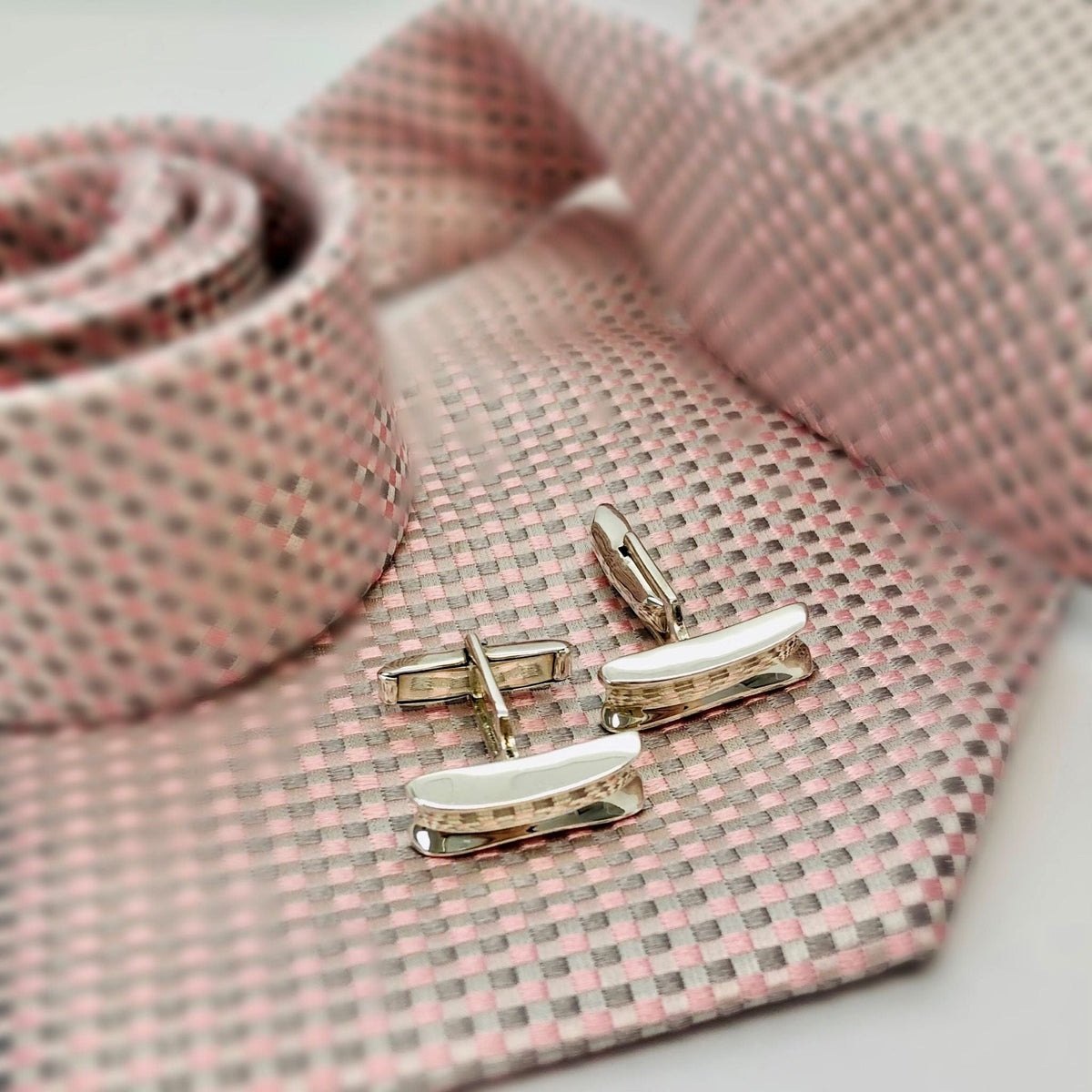 Beautifully Gifted Jewellery ELEGANT silver cufflinks