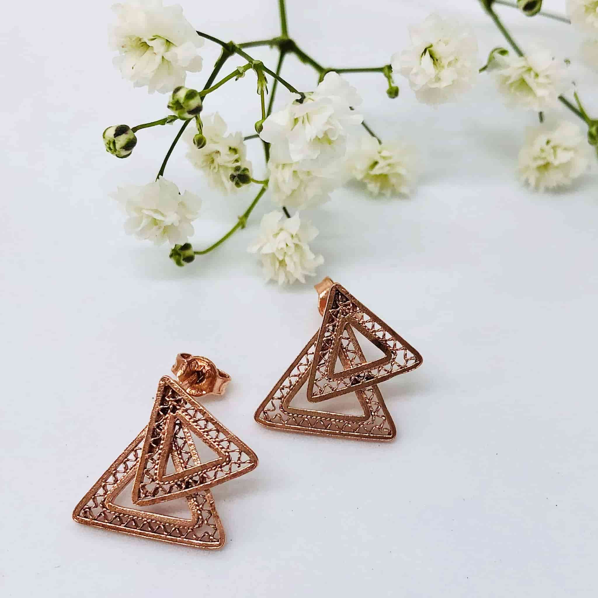 Ganesha stud earrings – Aabharana