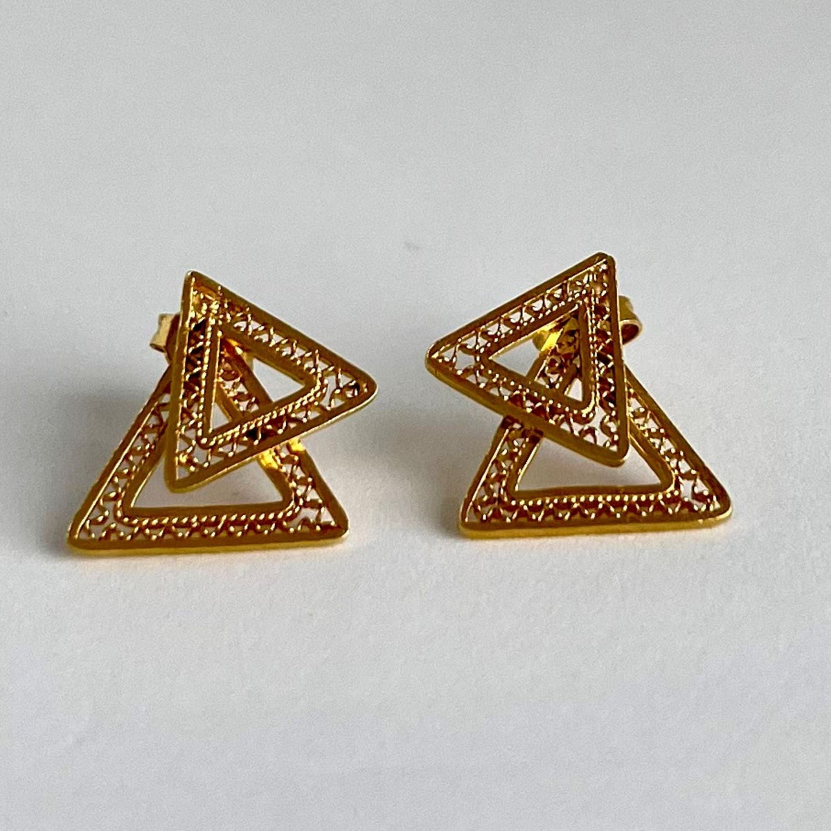 Beautifully Gifted Jewellery OCRE STUD EARRINGS