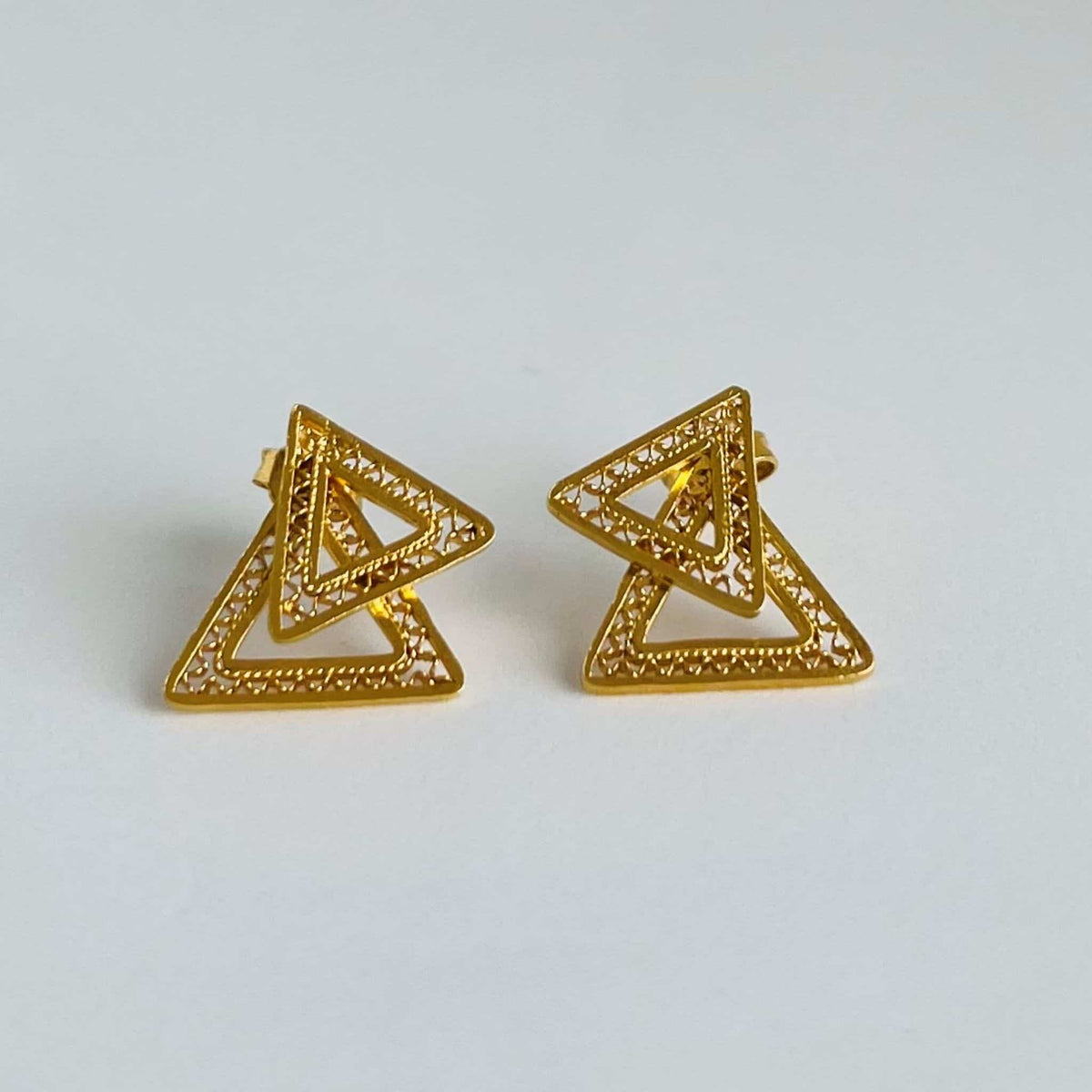 Beautifully Gifted Jewellery Yellow OCRE STUD EARRINGS