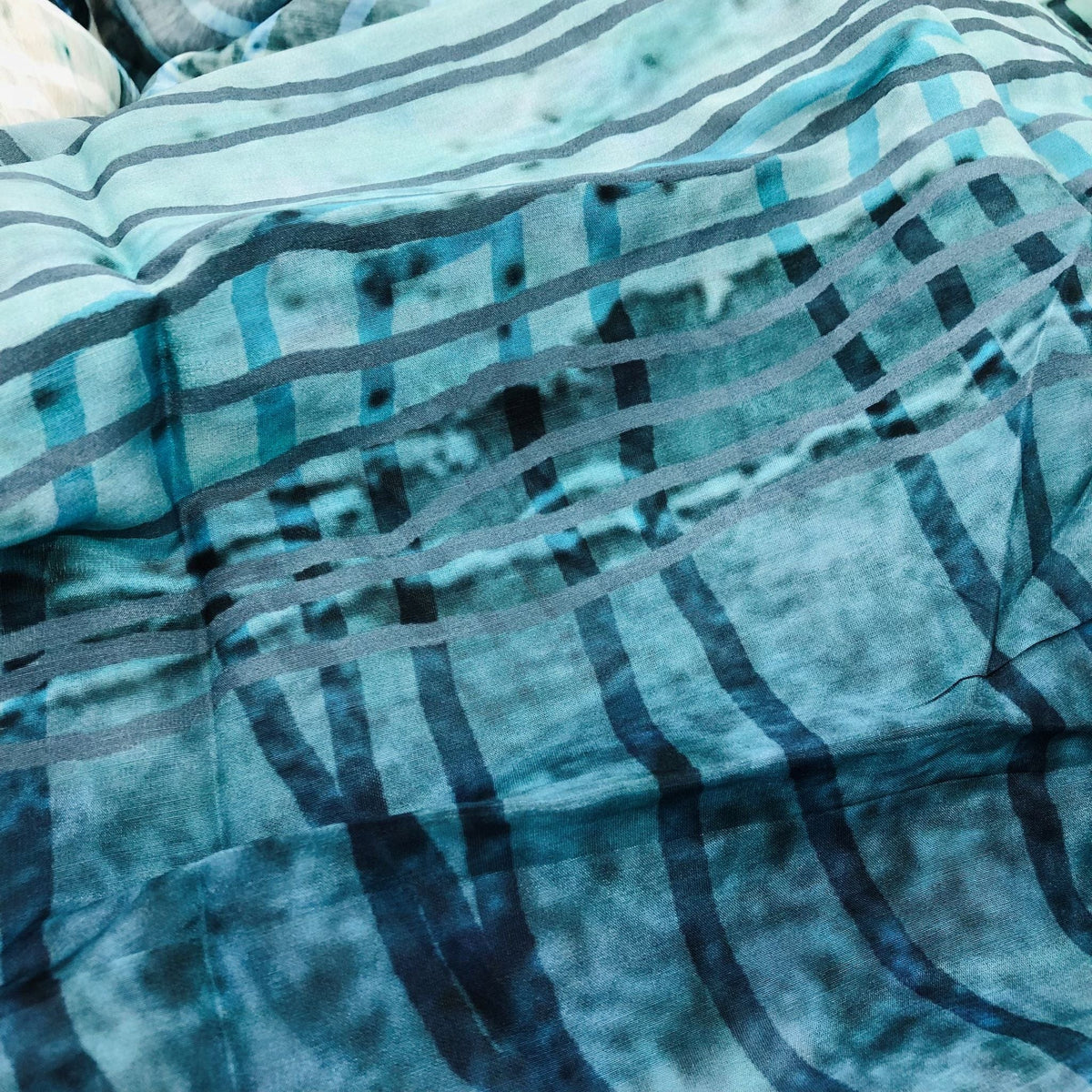 Beautifully Gifted NOON silk cotton scarf