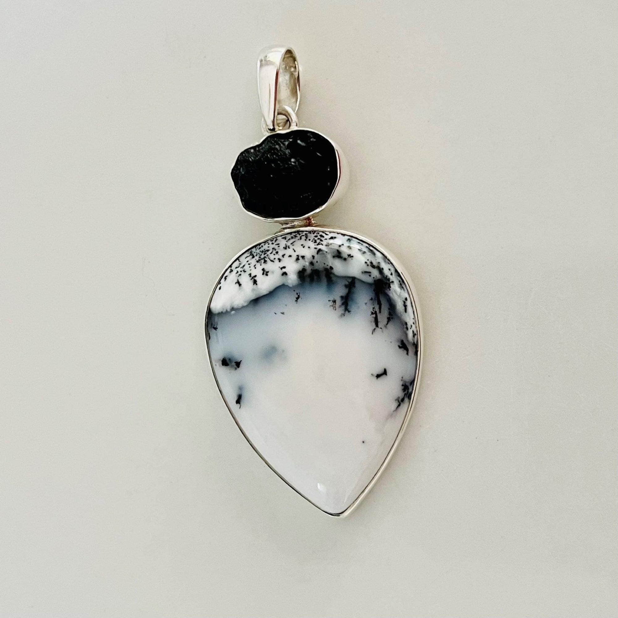 Beautifully Gifted ONYX AND AGATE PENDANT