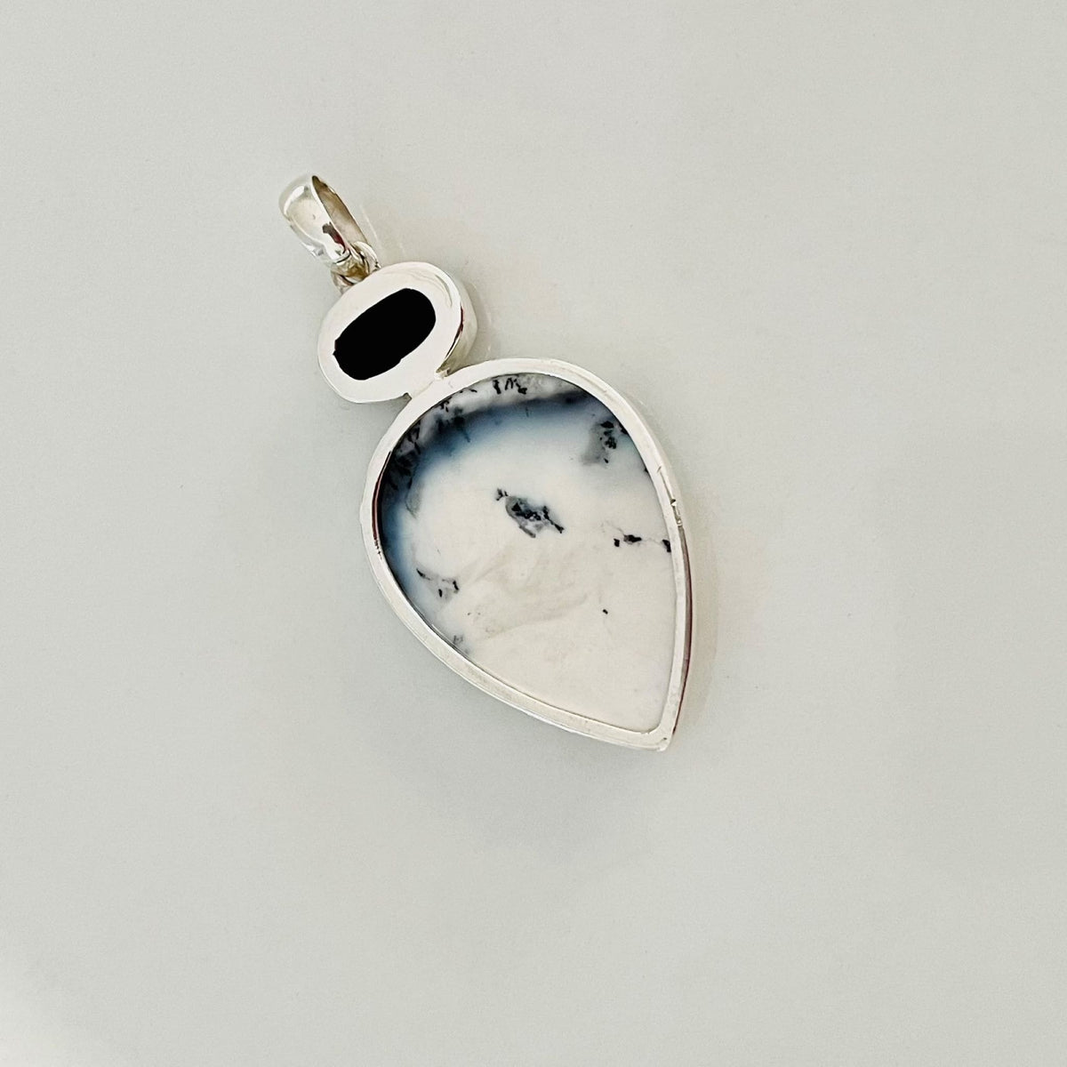 Beautifully Gifted ONYX AND AGATE PENDANT