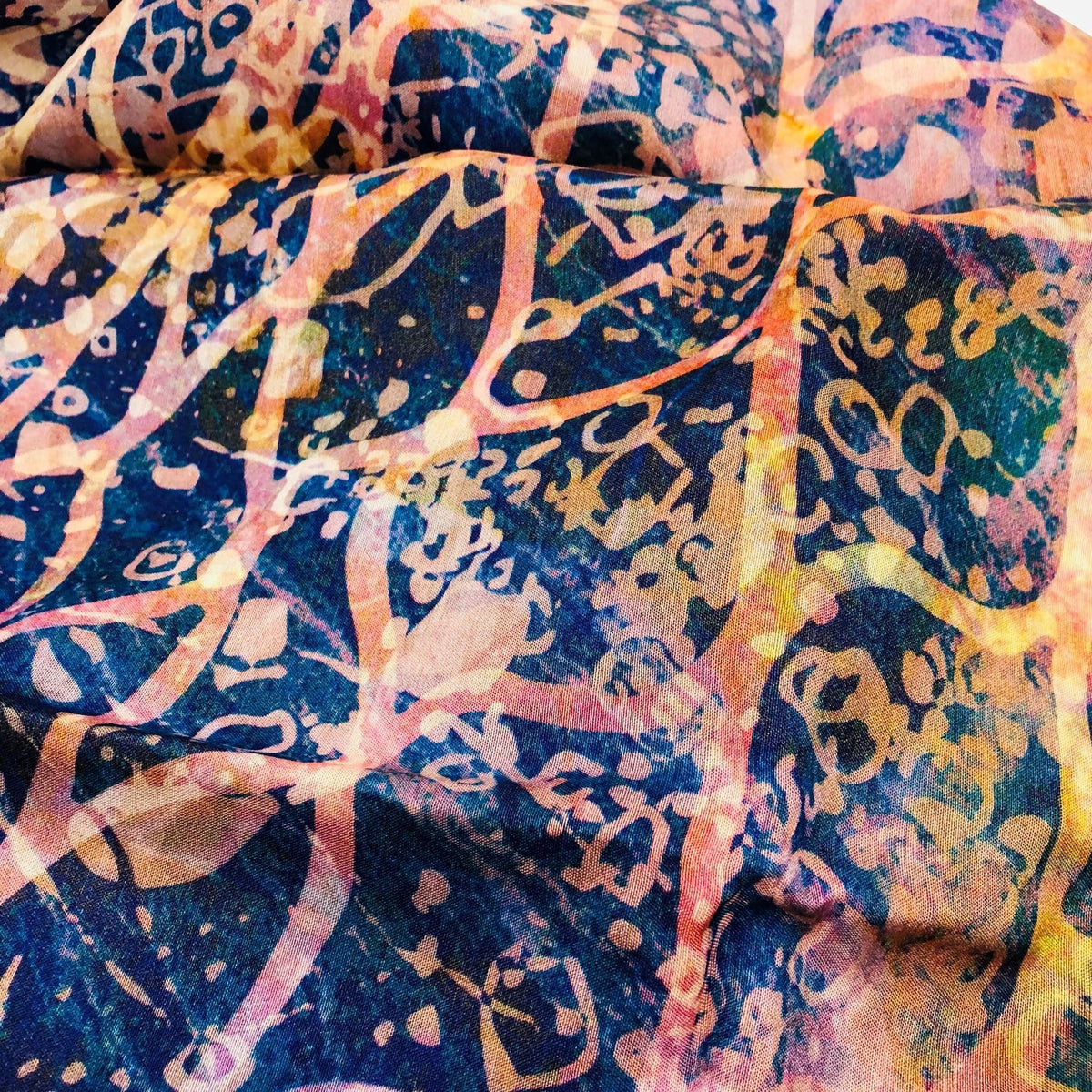 Break Free silk cotton sarong background pattern