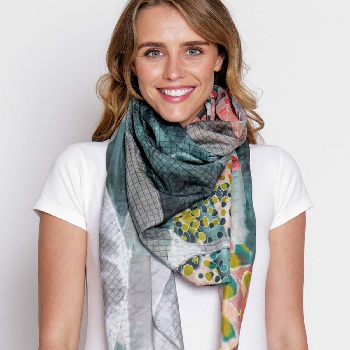 Beautifully Gifted SCARF CULTIVATE silk cotton Scarf