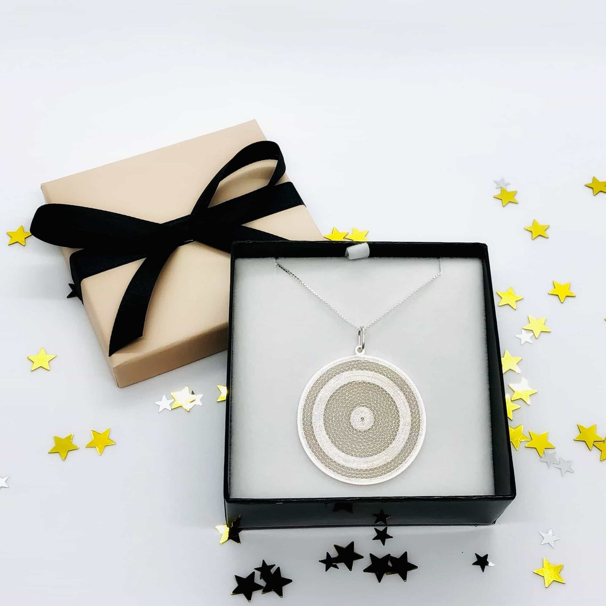 Beautifully Gifted XOXO SILVER PENDANT